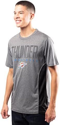 Ultra Game NBA Oklahoma City Thunder Men’s Super Soft Supreme T-Shirt 3 Ultra Game NBA Oklahoma City Thunder Men’s Super Soft Supreme T-Shirt - Image 3