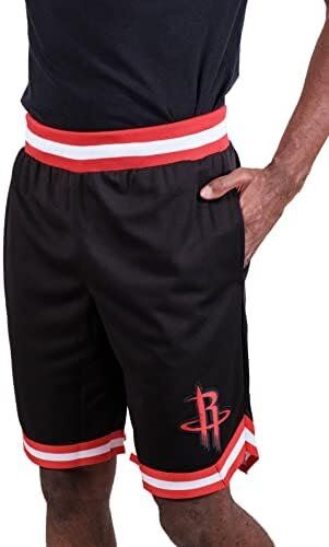 Ultra Game NBA Houston Rockets Active Knit Basketball Training Shorts 4 Ultra Game NBA Houston Rockets Active Knit Basketball Training Shorts - Image 4