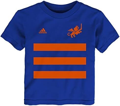 adidas MLS FC Cincinnati Youth (4-7) 3 Sripe Life Pitch Tee 1 adidas MLS Kids (4-7) 3 Sripe Life Pitch Tee, Team Options