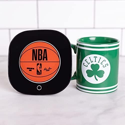 Uncanny Brands NBA Boston Celtics Logo Mug Warmer with Mug 3 Uncanny Brands NBA Boston Celtics Logo Mug Warmer with Mug - Image 3