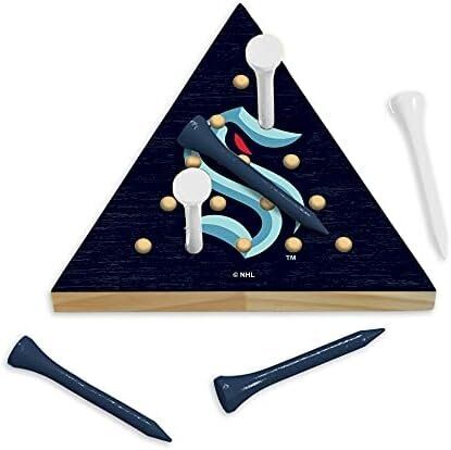Rico Industries NHL Peg Pyramid Game Wooden Travel Sized Pyramid Game - All Teams 2 Rico Industries NHL Peg Pyramid Game Wooden Travel Sized Pyramid Game - All Teams - Image 2