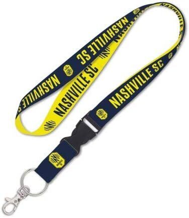 WinCraft Nashville SC Lanyard with Detachable Buckle, 1"