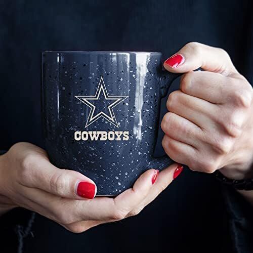 Rico Industries NFL Dallas Cowboys 16 oz Laser Engraved Ceramic Coffee Mug 4 Rico Industries NFL Dallas Cowboys 16 oz Laser Engraved Ceramic Coffee Mug - Image 4