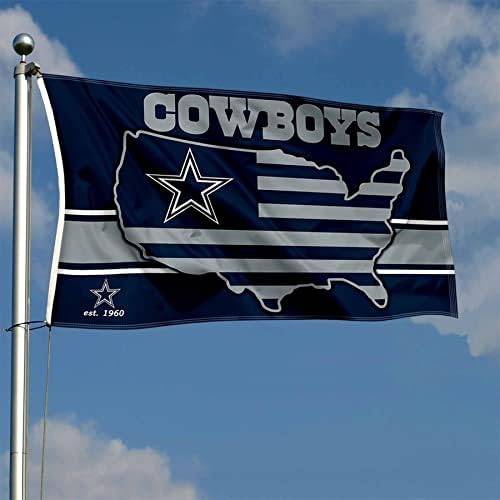 WinCraft NFL Dallas Cowboys Nation USA American Country 3x5 Flag 3 WinCraft NFL Dallas Cowboys Nation USA American Country 3x5 Flag - Image 3