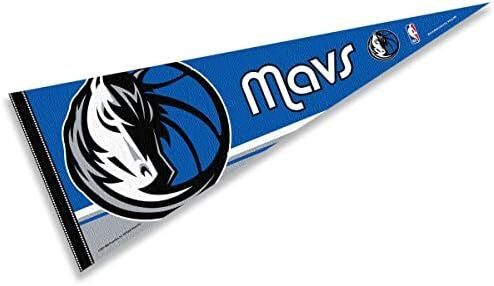 NBA Dallas Mavericks Pennant Full Size 12 in X 30 in 1 Dallas Mavericks Pennant Full Size 12 in X 30 in
