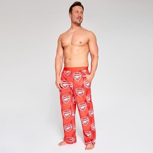 Arsenal F.C. Mens Pyjama Bottoms Comfy Nightwear 3 Arsenal F.C. Mens Pyjama Bottoms Comfy Nightwear - Image 3