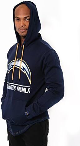 Ultra Game Men's NFL Los Angeles Chargers Soft Fleece Embroidered Hoodie Sweatshirt 4 Ultra Game Men's NFL Los Angeles Chargers Soft Fleece Embroidered Hoodie Sweatshirt - Image 4