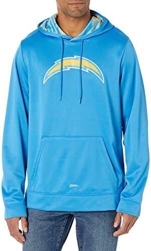 Zubaz Men's Color Hoodie with Team Camo Liner