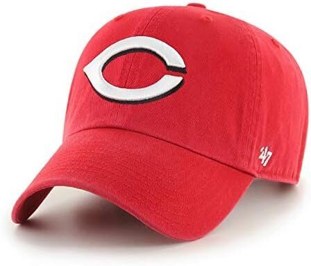 '47 MLB Cincinnati Reds Clean Up Adjustable Hat 1 MLB '47 Clean Up Adjustable Hat, Adult