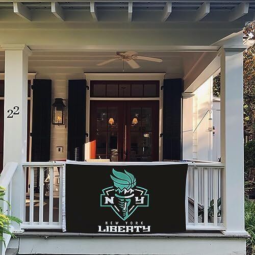 New York Liberty NY Flag Team WNBA 100% Polyester Indoor Outdoor 3 feet x 5 feet Flag 5 New York Liberty NY Flag Team WNBA 100% Polyester Indoor Outdoor 3 feet x 5 feet Flag - Image 5