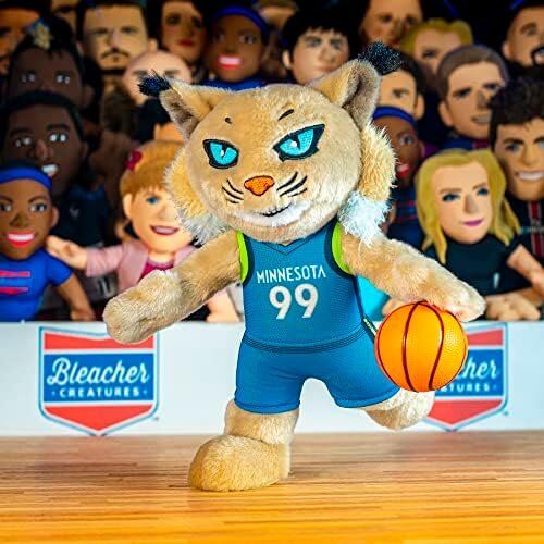 Bleacher Creatures WNBA Minnesota Lynx Prowl 10" Mascot Plush Figure 4 Bleacher Creatures WNBA Minnesota Lynx Prowl 10" Mascot Plush Figure - Image 4