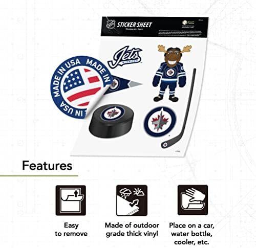 NHL Winnipeg Jets Team Sticker Vinyl Decal 3 NHL Winnipeg Jets Team Sticker Vinyl Decal - Image 3
