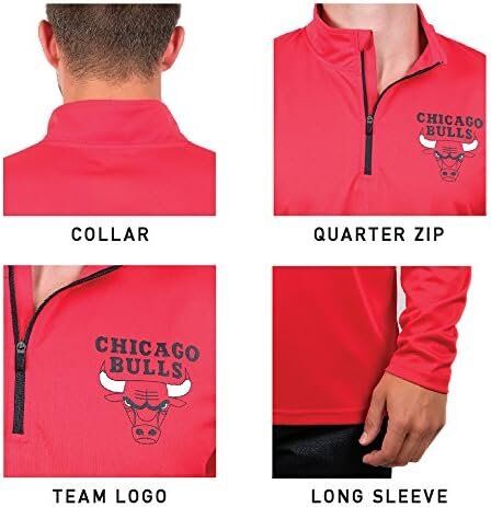 Ultra Game NBA Golden State Warriors Soft Quarter Zip Long Sleeve T-Shirt 5 Ultra Game NBA Golden State Warriors Soft Quarter Zip Long Sleeve T-Shirt - Image 5