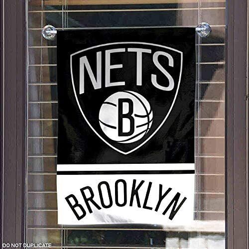 NBA Brooklyn Nets Double Sided Garden Flag 4 NBA Brooklyn Nets Double Sided Garden Flag - Image 4