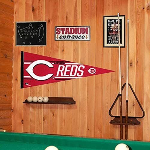 MLB Cincinnati Reds Large Pennant 2 MLB Cincinnati Reds Large Pennant - Image 2