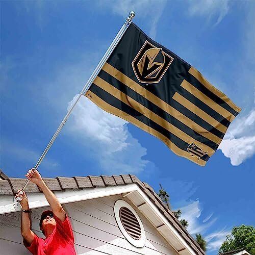 NHL Vegas Golden Knights American Nation 3x5 Flag 2 NHL Vegas Golden Knights American Nation 3x5 Flag - Image 2