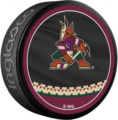 NHL Arizona Coyotes Unsigned Inglasco 2022 Reverse Retro Hockey Puck 2 NHL Arizona Coyotes Unsigned Inglasco 2022 Reverse Retro Hockey Puck - Image 2