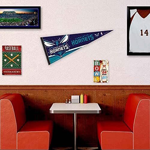 NBA Charlotte Hornets Pennant Full Size 12 in X 30 in 3 NBA Charlotte Hornets Pennant Full Size 12 in X 30 in - Image 3