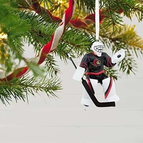 Hallmark NHL Ottawa Senators Goalie Christmas Ornament 5 Hallmark NHL Ottawa Senators Goalie Christmas Ornament - Image 5