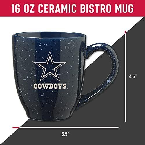 Rico Industries NFL Dallas Cowboys 16 oz Laser Engraved Ceramic Coffee Mug 5 Rico Industries NFL Dallas Cowboys 16 oz Laser Engraved Ceramic Coffee Mug - Image 5