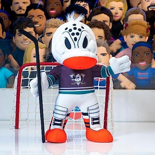 Bleacher Creatures Anaheim Ducks Wild Wing 10" NHL Mascot Plush Figure 2 Bleacher Creatures Anaheim Ducks Wild Wing 10" NHL Mascot Plush Figure - Image 2