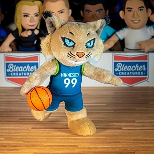 Bleacher Creatures WNBA Minnesota Lynx Prowl 10" Mascot Plush Figure 6 Bleacher Creatures WNBA Minnesota Lynx Prowl 10" Mascot Plush Figure - Image 6