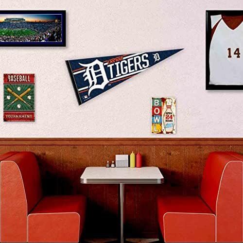 WinCraft MLB Detroit Tigers Baseball Large Pennant 3 WinCraft MLB Detroit Tigers Baseball Large Pennant - Image 3