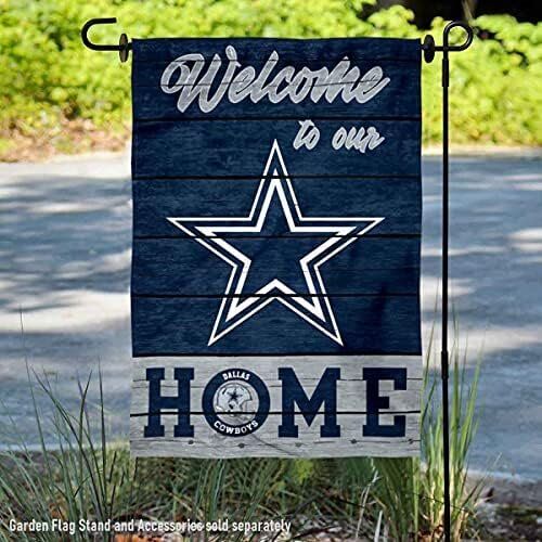 NFL Dallas Cowboys Welcome Home Decorative Garden Flag Double Sided Banner 2 NFL Dallas Cowboys Welcome Home Decorative Garden Flag Double Sided Banner - Image 2