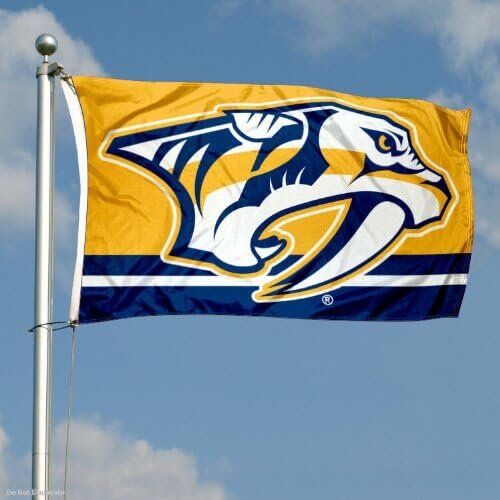Nashville Predators Flag 3x5 Banner 3 Nashville Predators Flag 3x5 Banner - Image 3