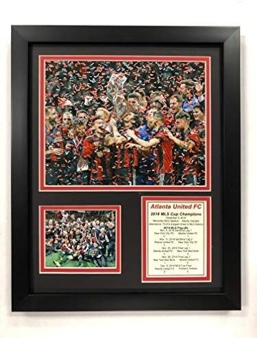 Legends Never Die Atlanta United FC - 2018 MLS Cup Champions - Framed 12"x15" Double Matted Photos