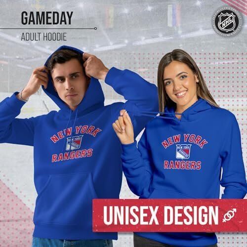 Wright & Ditson NHL New York Rangers Gameday Hooded Sweatshirt 2 Wright & Ditson NHL New York Rangers Gameday Hooded Sweatshirt - Image 2