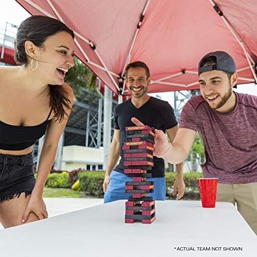 NFL Dallas Cowboys Pro Football Tabletop Stackers Block Game by Wild Sports 6 NFL Dallas Cowboys Pro Football Tabletop Stackers Block Game by Wild Sports - Image 6