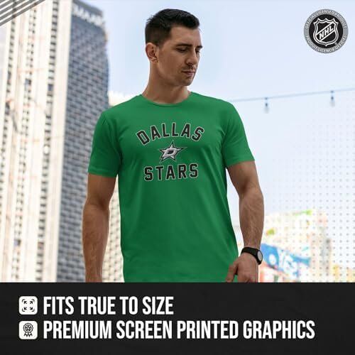 Wright & Ditson NHL Dallas Stars Adult Game Day T-Shirt 4 Wright & Ditson NHL Dallas Stars Adult Game Day T-Shirt - Image 4
