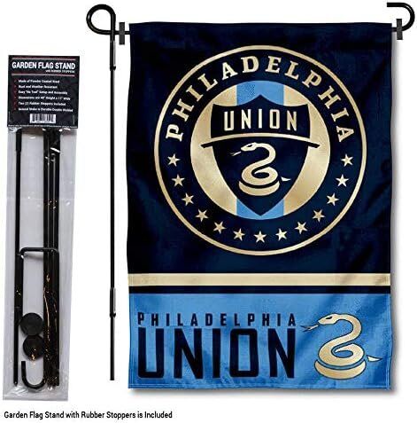 Philadelphia Union Garden Flag with Stand Pole Holder 2 Philadelphia Union Garden Flag with Stand Pole Holder - Image 2