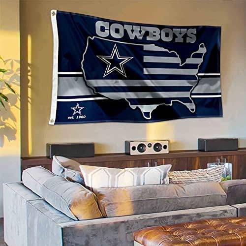 WinCraft NFL Dallas Cowboys Nation USA American Country 3x5 Flag 4 WinCraft NFL Dallas Cowboys Nation USA American Country 3x5 Flag - Image 4