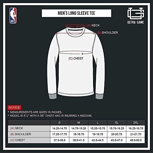 Ultra Game NBA Utah Jazz Men's Super Soft Supreme Long Sleeve T-Shirt 6 Ultra Game NBA Utah Jazz Men's Super Soft Supreme Long Sleeve T-Shirt - Image 6