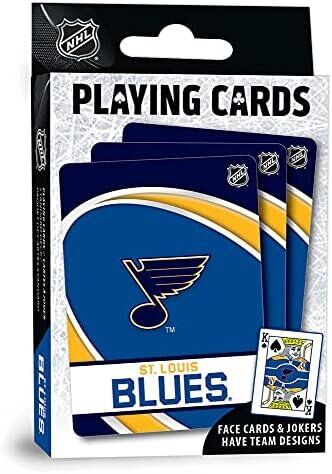 MasterPieces NHL St. Louis Blues Playing Cards - 2.5" x 3.5 2 MasterPieces NHL St. Louis Blues Playing Cards - 2.5" x 3.5 - Image 2