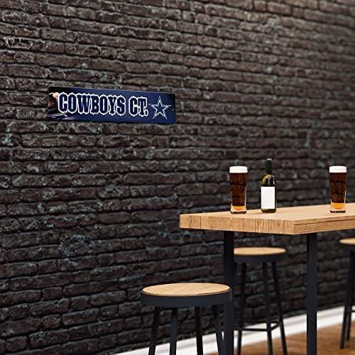 Rico Industries NFL Dallas Cowboys Plastic 4" x 16" Street Sign 4 Rico Industries NFL Dallas Cowboys Plastic 4" x 16" Street Sign - Image 4