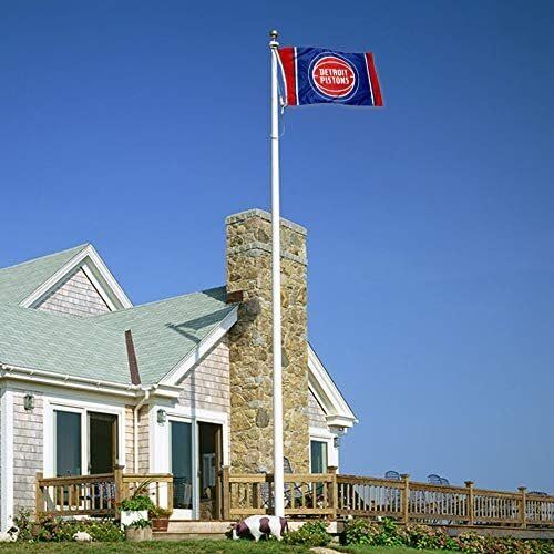 NBA Detroit Pistons Outdoor Large Grommet Flag 4 NBA Detroit Pistons Outdoor Large Grommet Flag - Image 4