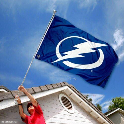 WinCraft NHL Tampa Bay Lightning Flag 3x5 Banner 3 WinCraft NHL Tampa Bay Lightning Flag 3x5 Banner - Image 3