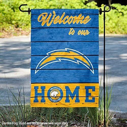 NFL Los Angeles Chargers Welcome Home Decorative Garden Flag Double Sided Banner 2 NFL Los Angeles Chargers Welcome Home Decorative Garden Flag Double Sided Banner - Image 2