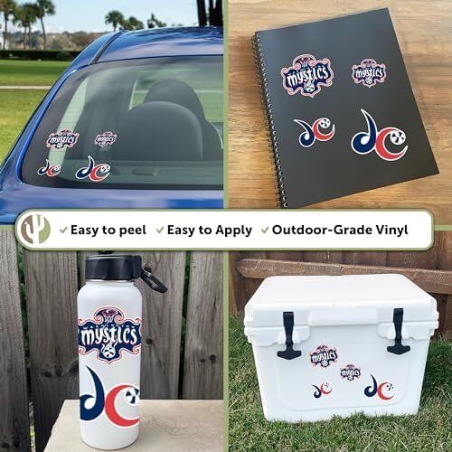WNBA Washington Mystics Sticker Vinyl Decal 2 WNBA Washington Mystics Sticker Vinyl Decal - Image 2