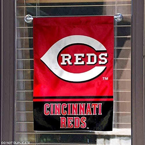MLB Cincinnati Reds Double Sided Garden Flag 4 MLB Cincinnati Reds Double Sided Garden Flag - Image 4