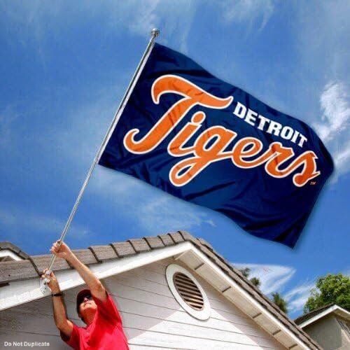 WinCraft MLB Detroit Tigers Flag 3x5 Banner 2 WinCraft MLB Detroit Tigers Flag 3x5 Banner - Image 2