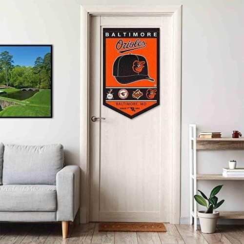 MLB Baltimore Orioles Heritage History Banner Pennant 4 MLB Baltimore Orioles Heritage History Banner Pennant - Image 4