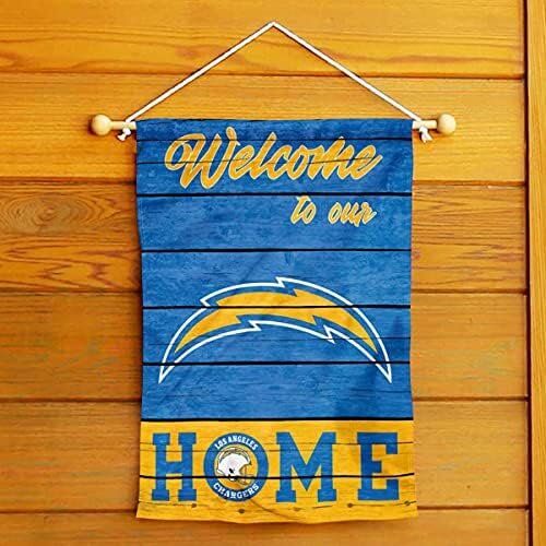 NFL Los Angeles Chargers Welcome Home Decorative Garden Flag Double Sided Banner 4 NFL Los Angeles Chargers Welcome Home Decorative Garden Flag Double Sided Banner - Image 4