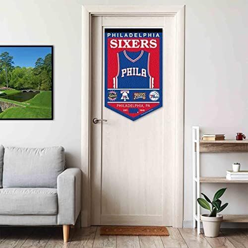 NBA Philadelphia 76ers Heritage History Banner Pennant 4 NBA Philadelphia 76ers Heritage History Banner Pennant - Image 4