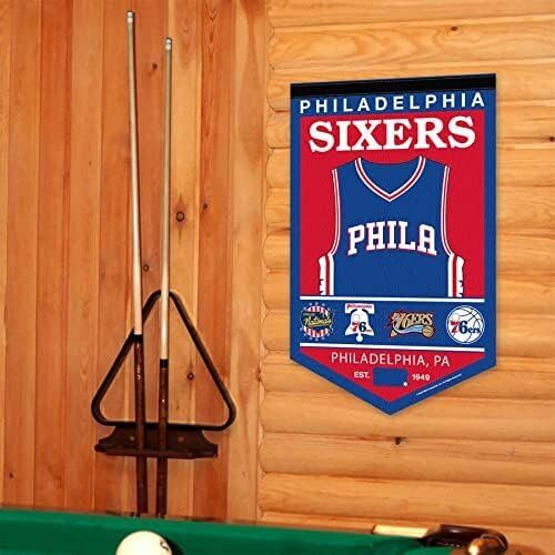 NBA Philadelphia 76ers Heritage History Banner Pennant 2 NBA Philadelphia 76ers Heritage History Banner Pennant - Image 2