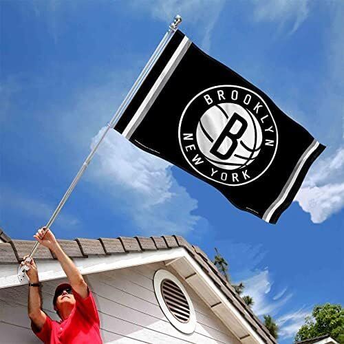 NBA New Jersey Nets Flag 3x5 Banner 2 NBA New Jersey Nets Flag 3x5 Banner - Image 2