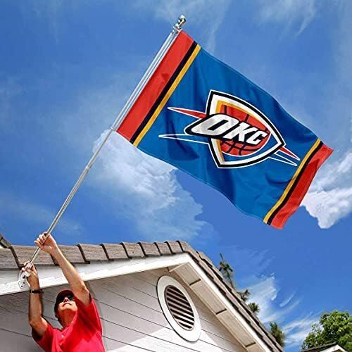 NBA Oklahoma City Thunder Flag 3x5 Banner 2 NBA Oklahoma City Thunder Flag 3x5 Banner - Image 2